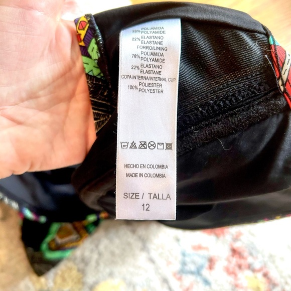 Zingara Mexican Couture One Piece Bathing suit - Picture 6 of 16